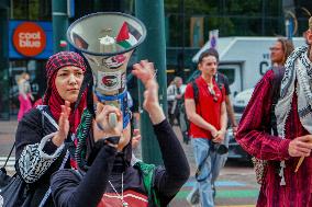Protest In The Hague Over Gaza Crisis - Netherlands