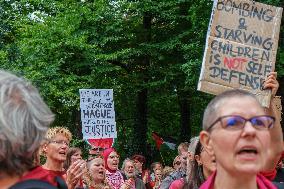 Protest In The Hague Over Gaza Crisis - Netherlands