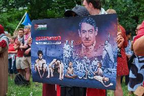 Protest In The Hague Over Gaza Crisis - Netherlands