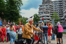 Protest In The Hague Over Gaza Crisis - Netherlands