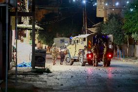 Israeli Forces Detain Palestinian Youth West Bank
