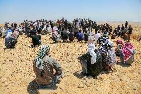 Palestinians Mourn Awda Al Hathalin
