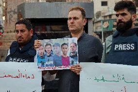 Solidarity with Palestinian Journalists in Idlib - Syria