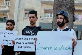 Solidarity with Palestinian Journalists in Idlib - Syria
