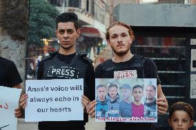 Solidarity with Palestinian Journalists in Idlib - Syria