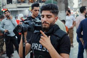 Solidarity with Palestinian Journalists in Idlib - Syria