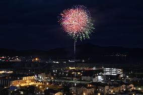 Fireworks launched for victims of March 2011 disaster