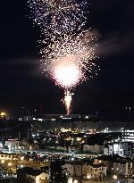 Fireworks launched for victims of March 2011 disaster