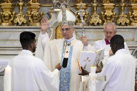 Pope Leo XIV Leads Mass Of The Assumption - Castel Gandolfo