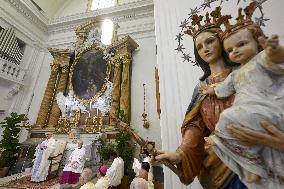 Pope Leo XIV Leads Mass Of The Assumption - Castel Gandolfo