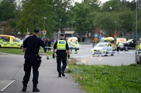 SHOTS MOSQUE SWEDEN
