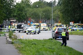 SHOTS MOSQUE SWEDEN
