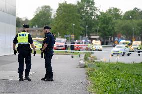 SHOTS MOSQUE SWEDEN