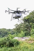 Flying vehicle test in Ishikawa Pref.