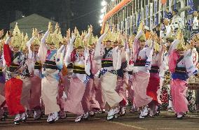 Awa dance festival in western Japan