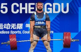 Nicolas Peyraud Wins Bronze in Powerlifting at World Games 2025 - China