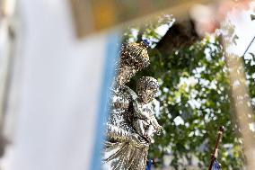 Assumption procession at Notre-Dame de Paris Cathedral - Paris AJ