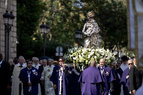 Assumption procession at Notre-Dame de Paris Cathedral - Paris AJ