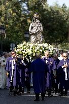 Assumption procession at Notre-Dame de Paris Cathedral - Paris AJ