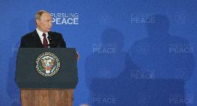 Putin and Trump Summit Press Conference in Anchorage - Alaska