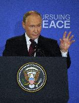 Putin and Trump Summit Press Conference in Anchorage - Alaska