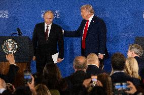 Putin and Trump Summit Press Conference in Anchorage - Alaska