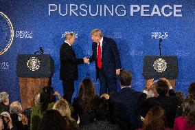 Putin and Trump Summit Press Conference in Anchorage - Alaska