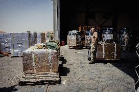 Jordanian Airdrop Aid in Gaza - Gaza