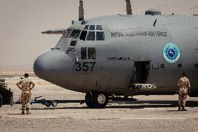 Jordanian Airdrop Aid in Gaza - Gaza