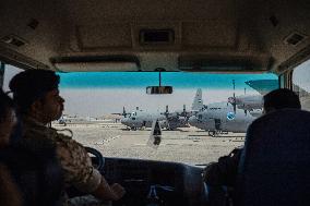 Jordanian Airdrop Aid in Gaza - Gaza