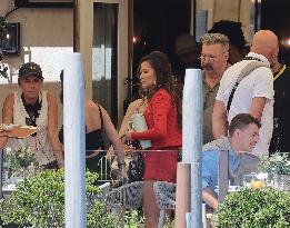 Lily Collins and Ashley Park on Emily in Paris Set in Venice - Italy