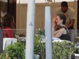 Lily Collins and Ashley Park on Emily in Paris Set in Venice - Italy