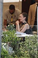 Lily Collins and Ashley Park on Emily in Paris Set in Venice - Italy