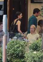 Lily Collins and Ashley Park on Emily in Paris Set in Venice - Italy