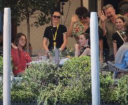 Lily Collins and Ashley Park on Emily in Paris Set in Venice - Italy