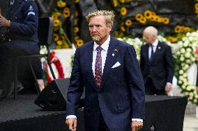 King Willem-Alexander and PM Schoof Commemorate 80th Anniversary of WWII End - The Hague
