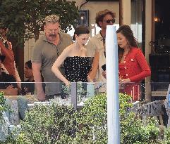 Lily Collins and Ashley Park on Emily in Paris Set in Venice - Italy