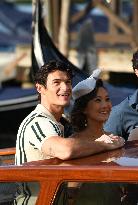 Lily Collins and Cast on Emily in Paris Set in Venice - Italy