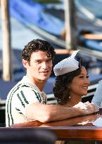 Lily Collins and Cast on Emily in Paris Set in Venice - Italy