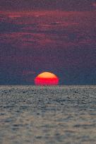 Illustration - Sunset in Calvi - France