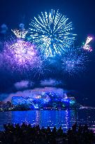 August 15th fireworks in Calvi - France