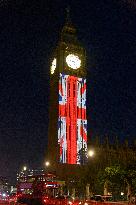 London Lights Up for 80th VJ Day Commemoration - UK