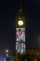 London Lights Up for 80th VJ Day Commemoration - UK