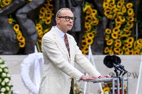 King Willem-Alexander and PM Schoof Commemorate 80th Anniversary of WWII End - The Hague