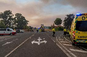 Aliseda Fire Destroys Homes in Las Vinas de la Mata - Spain