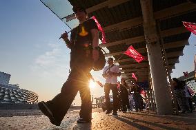 Air Canada Flight Attendants Strike at Toronto Airport - Canada