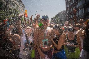 Water Festival in Vilagarcía de Arousa - Spain