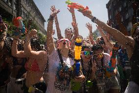 Water Festival in Vilagarcía de Arousa - Spain