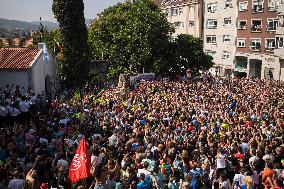 Water Festival in Vilagarcía de Arousa - Spain