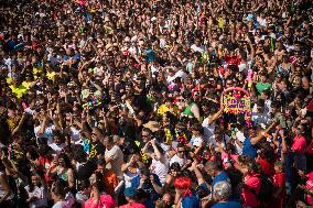 Water Festival in Vilagarcía de Arousa - Spain